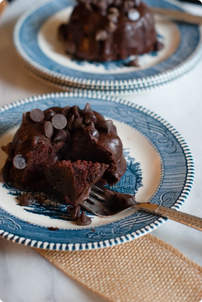 Sweet on Trader Joe's Saturdays Mini Triple Chocolate Bundt Cakes